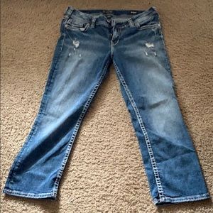 SILVER CAPRI JEANS